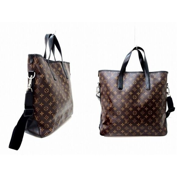 Louis Vuitton Davis 2way Shoulder Tote Bag Monogram Macassar - Picture 3 of 7